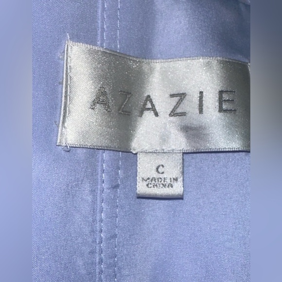 AZAZIE Ginger Lavender A-Line Pleated Chiffon Dress - Picture 8 of 9